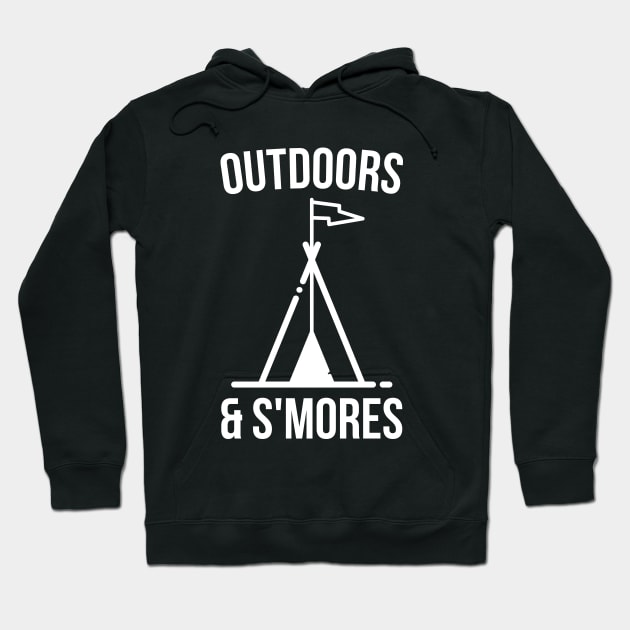 Outdoors and s'mores t-shirt Hoodie by RedYolk